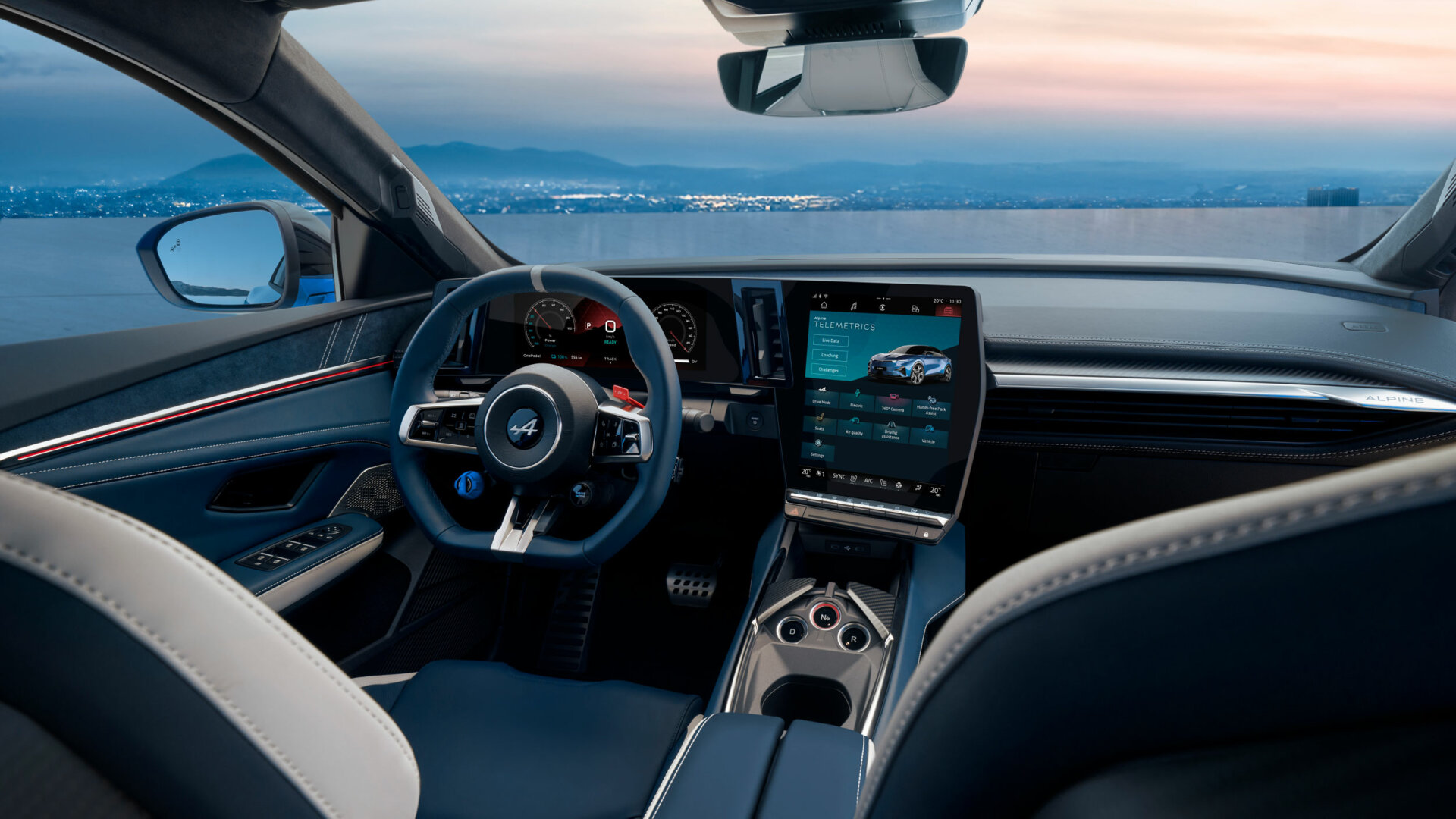 L'intérieur de l'Alpine A 390 (Source : Alpine)